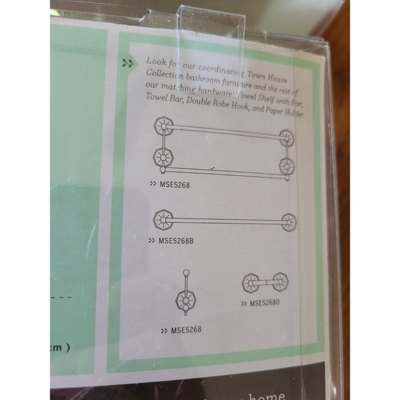 NIP Lot of 2 Martha Stewart Living Brushed Nickel Towel Holder Rings MSE5268E - Picture 6 of 10